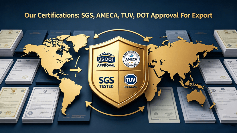 our-certifications-sgs-ameca-tuv-dot-approval-for-export