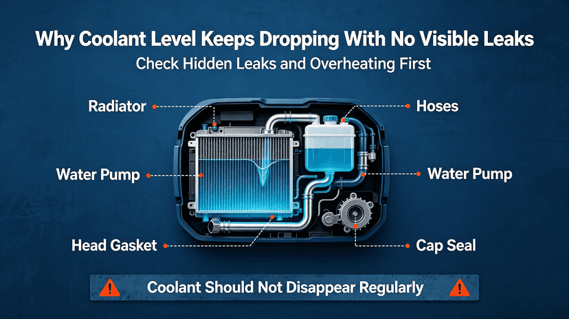 why-coolant-level-keeps-dropping-with-no-visible-leaks