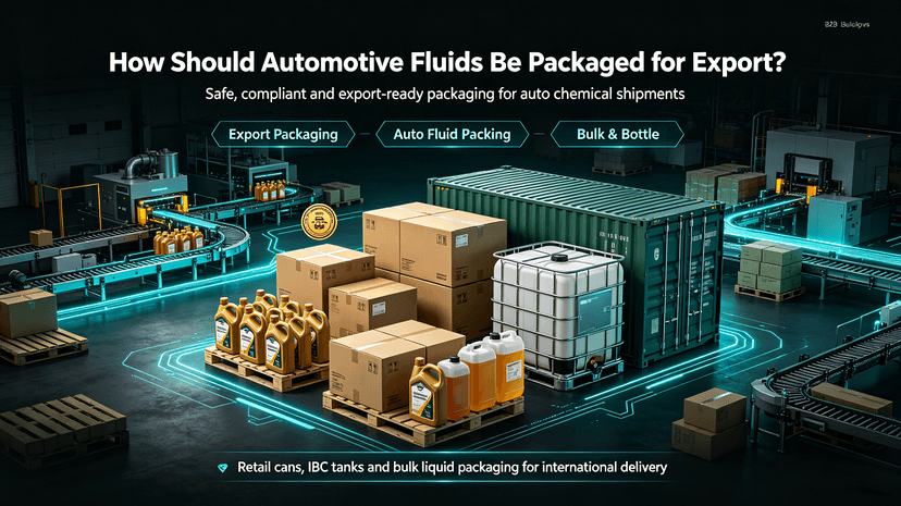 how-should-automotive-fluids-be-packaged-for-export