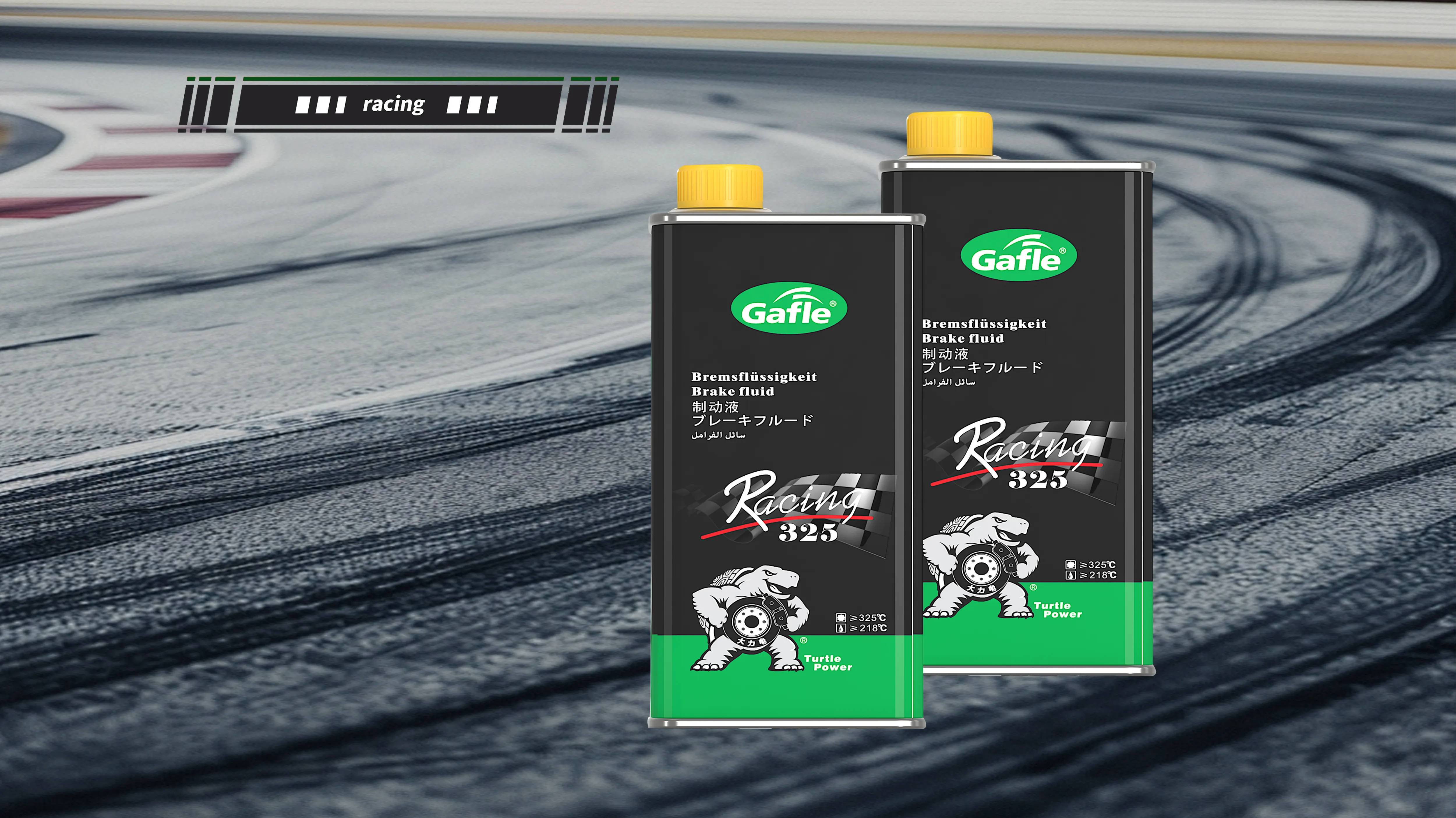 Gafle Racing Brake Fluid.